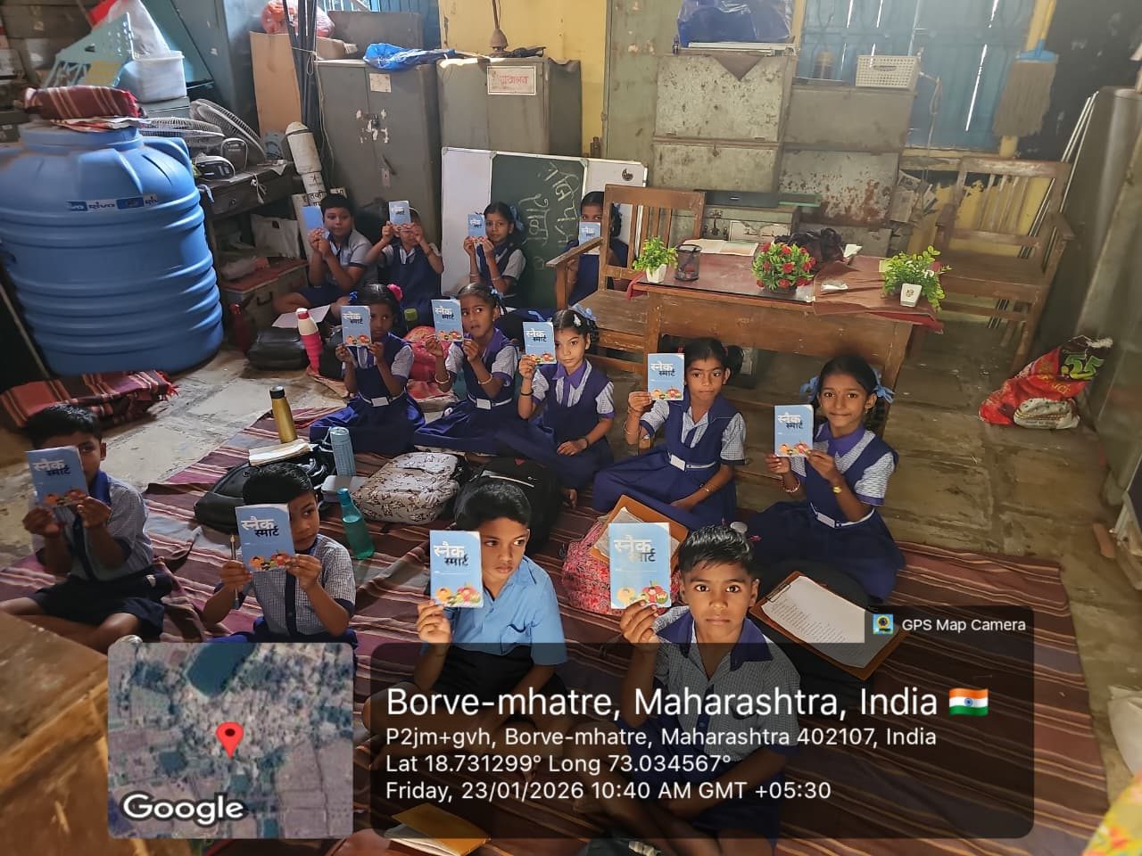Journal distribution, Borve-Mhatre, Maharashtra